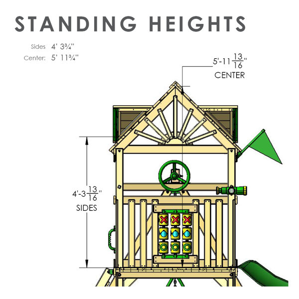 Gorilla Playsets Nantucket Swing Set & Reviews Wayfair